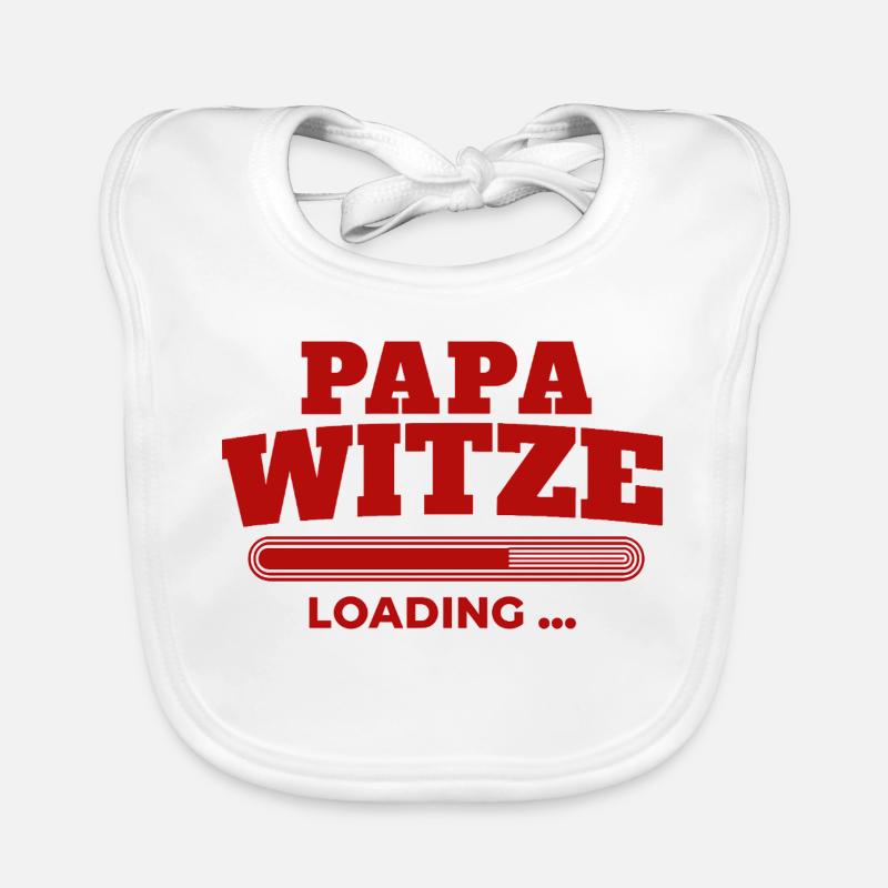 PapaWitze Loading Bar Baby Bio-Lätzchen