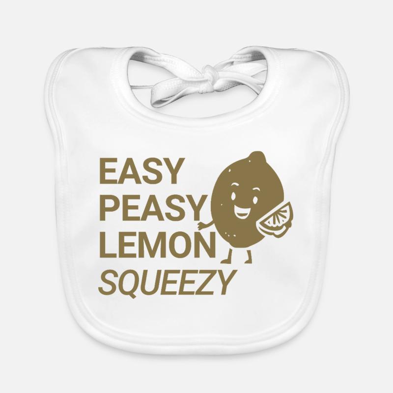 Squeeze au citron facile Bavoir bio Bébé