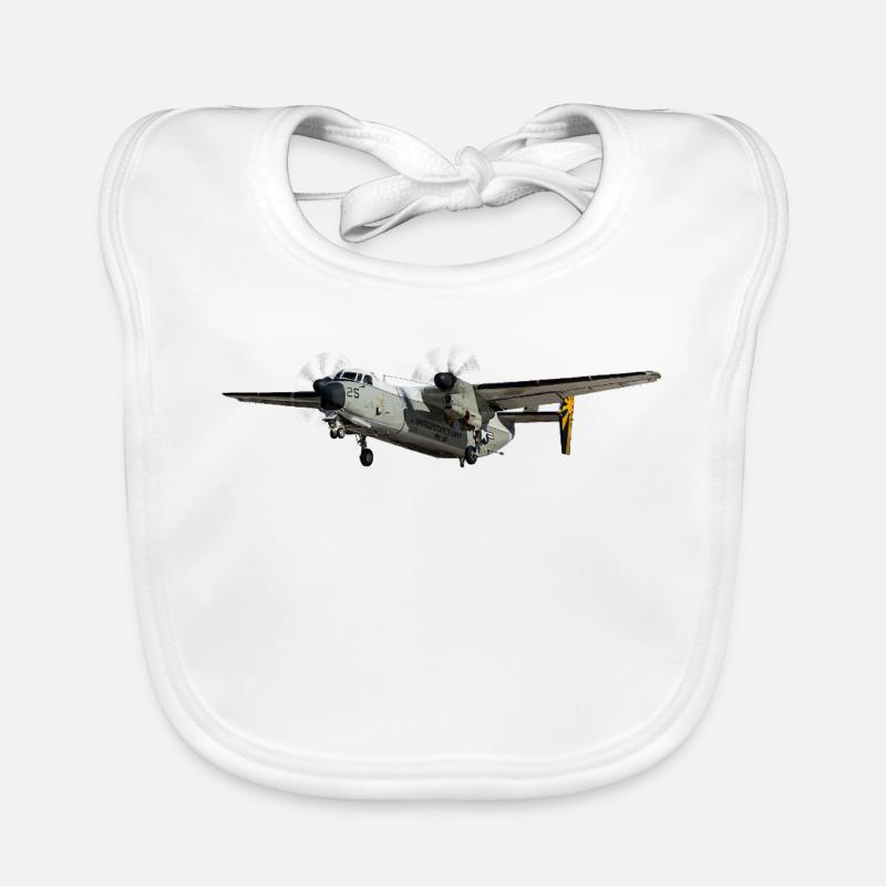 C-2A Greyhound Baby Bio-Lätzchen