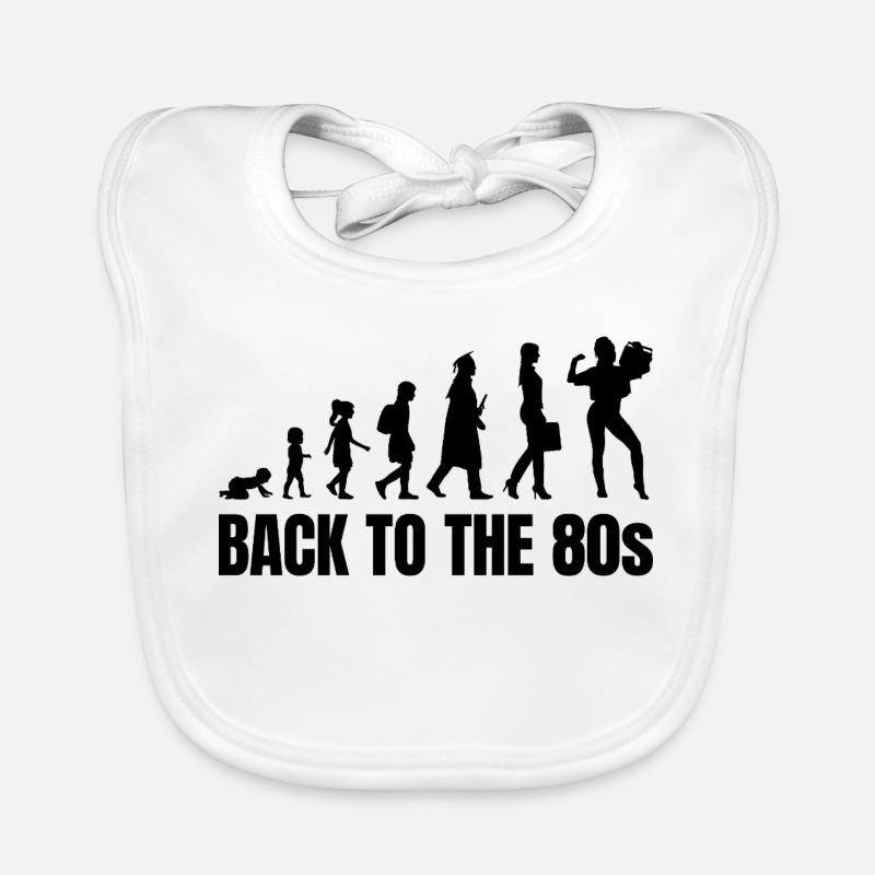80s Evolution Organic Baby Bibs