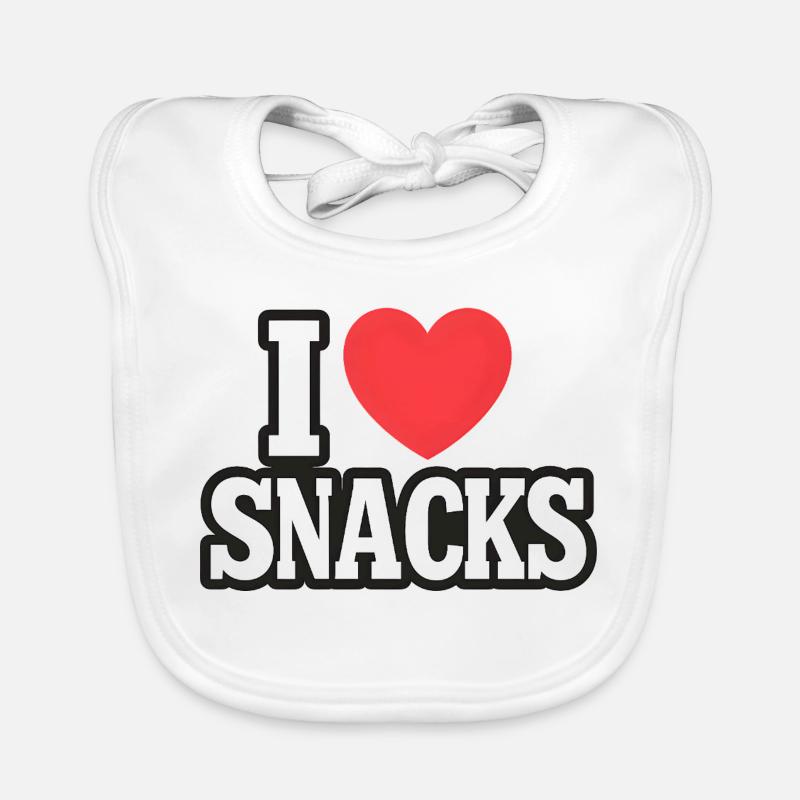 Love for Snacks Expression Organic Baby Bibs