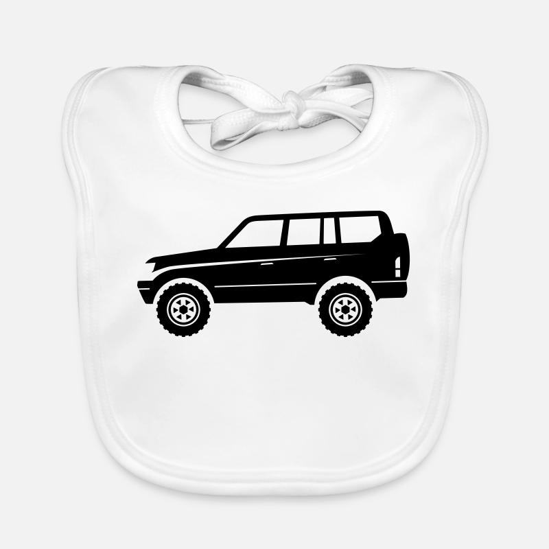Offroad Adventure SUV Organic Baby Bibs