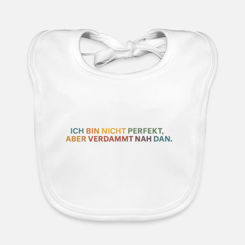 Fast perfekt: ehrliche Botschaft Baby Bio-Lätzchen