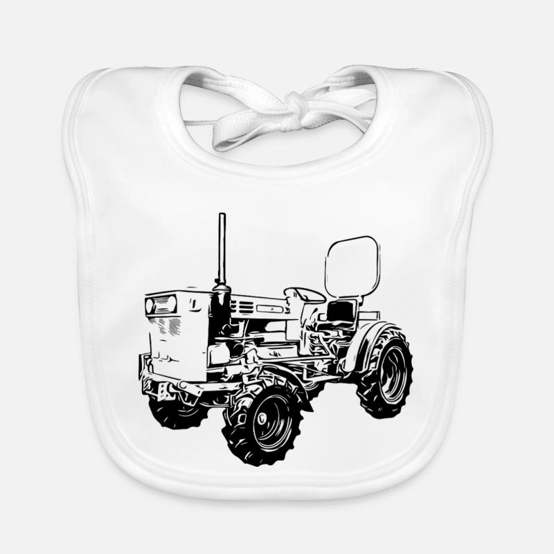 A45 Kulttraktor Baby Bio-Lätzchen