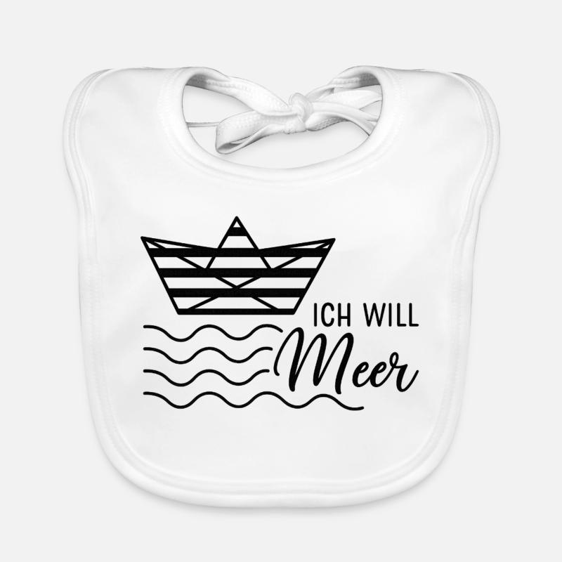 Maritime Lebensfreude Design Baby Bio-Lätzchen