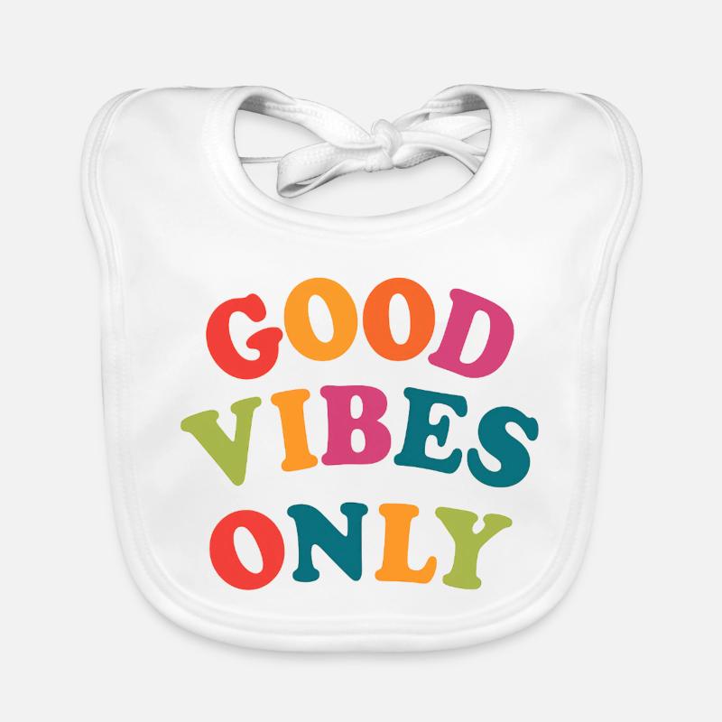Bonnes vibrations Bavoir bio Bébé