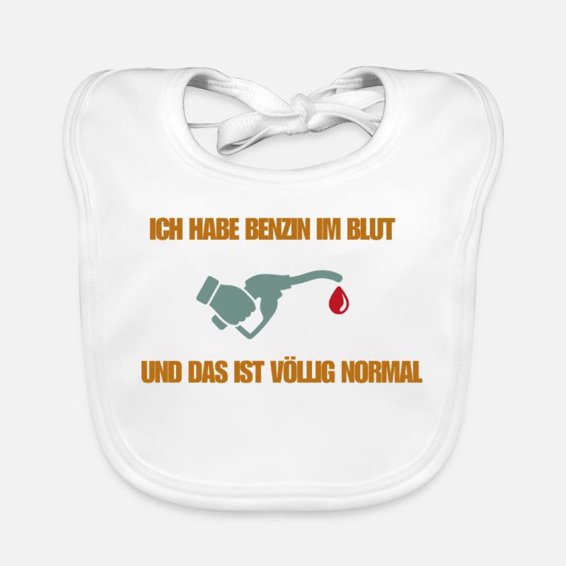 Benzin im Blut Baby Bio-Lätzchen