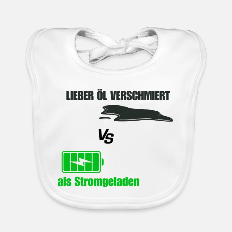 Öl Verschmiert Baby Bio-Lätzchen