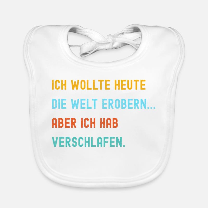 Commitment with a humorous worldview Organic Baby Bibs