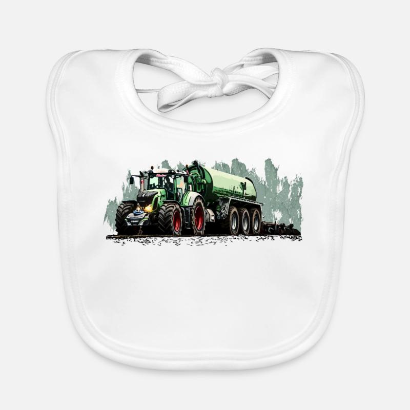 Heavyweight on four wheels Organic Baby Bibs
