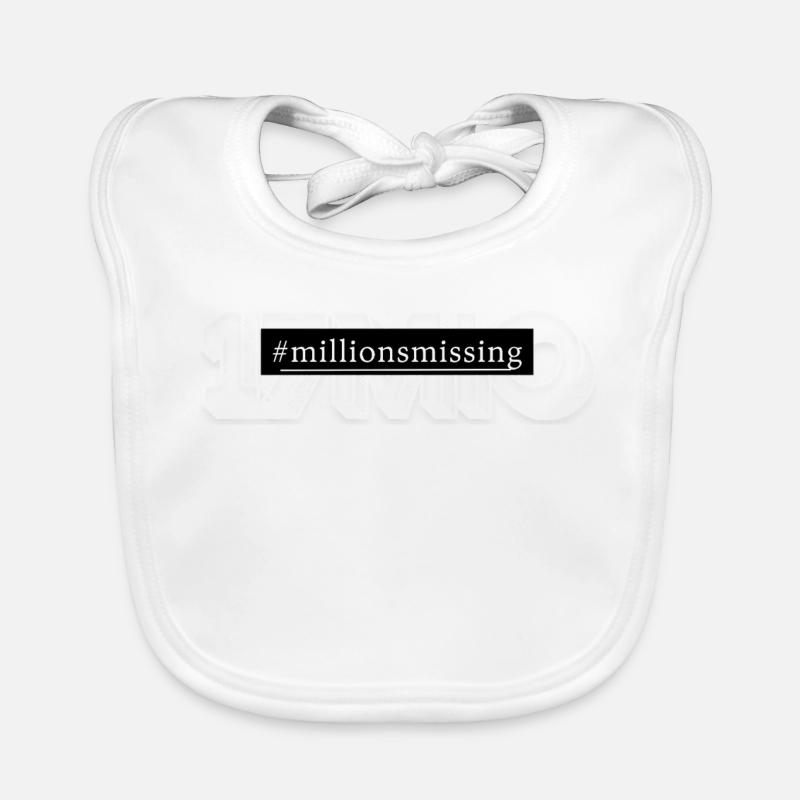 ME/CFS millionsmissing white Baby Bio-Lätzchen
