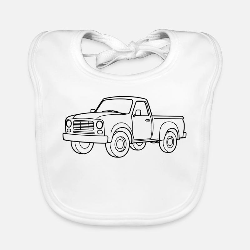 Camionnette minimaliste Bavoir bio Bébé