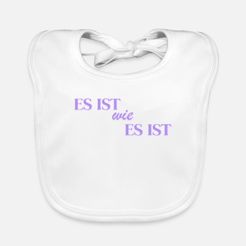 It is what it is Organic Baby Bibs