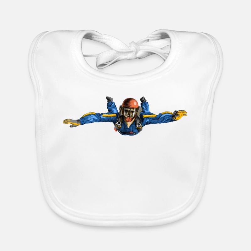 Skydiver Baby Bio-Lätzchen