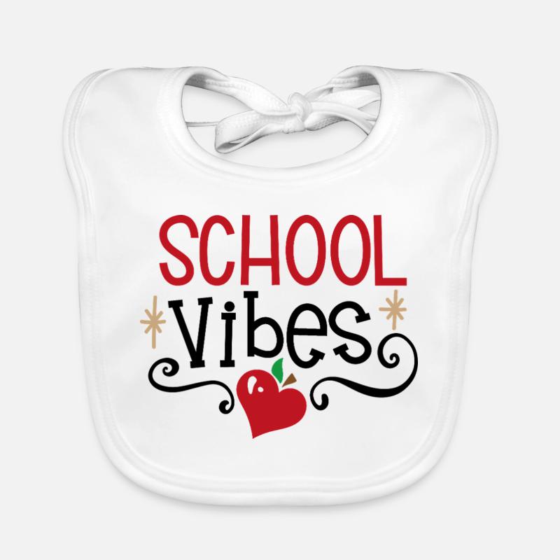 School atmosphere Organic Baby Bibs