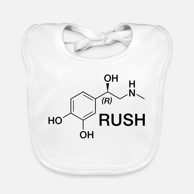 Adrenaline Rush Scientific Pattern Organic Baby Bibs