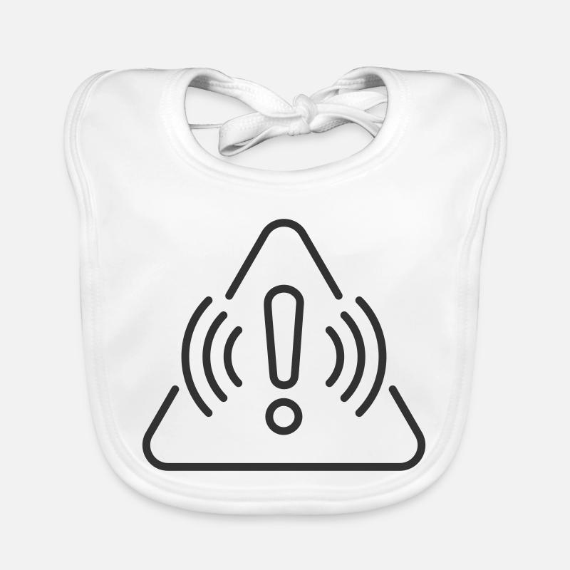 Icône d’alerte d’avertissement – Triangle avec point d’exclamation mar Bavoir bio Bébé
