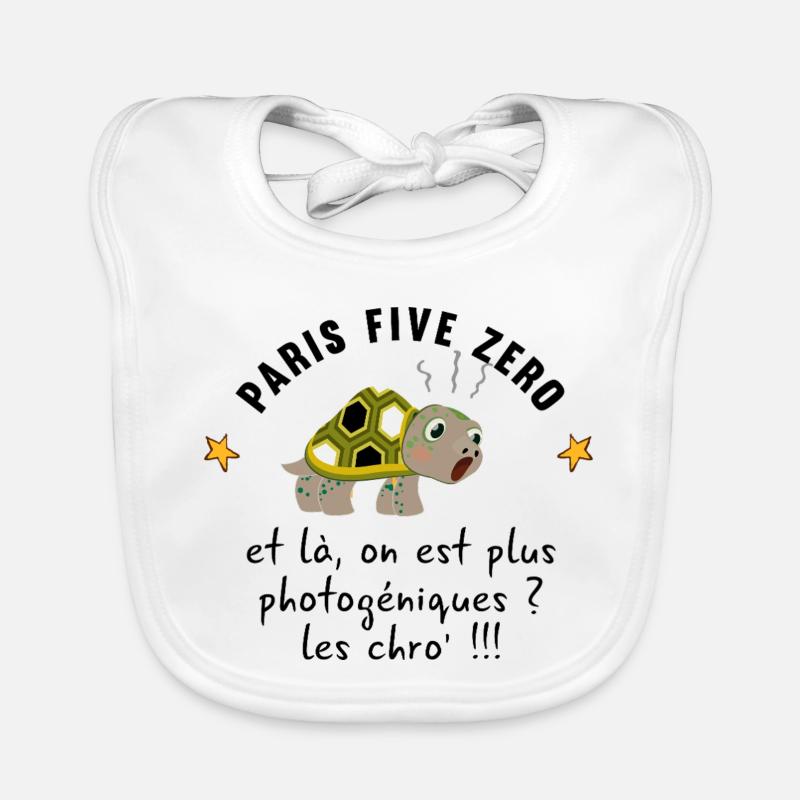 Paris_five_zero Bavoir bio Bébé