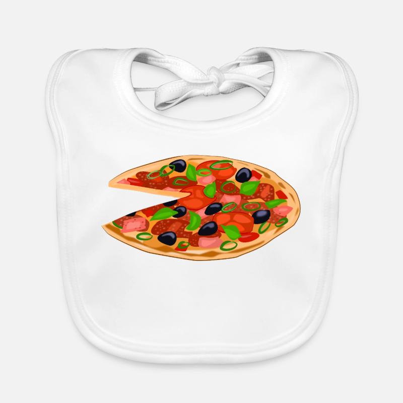 Pizza essen Baby Bio-Lätzchen