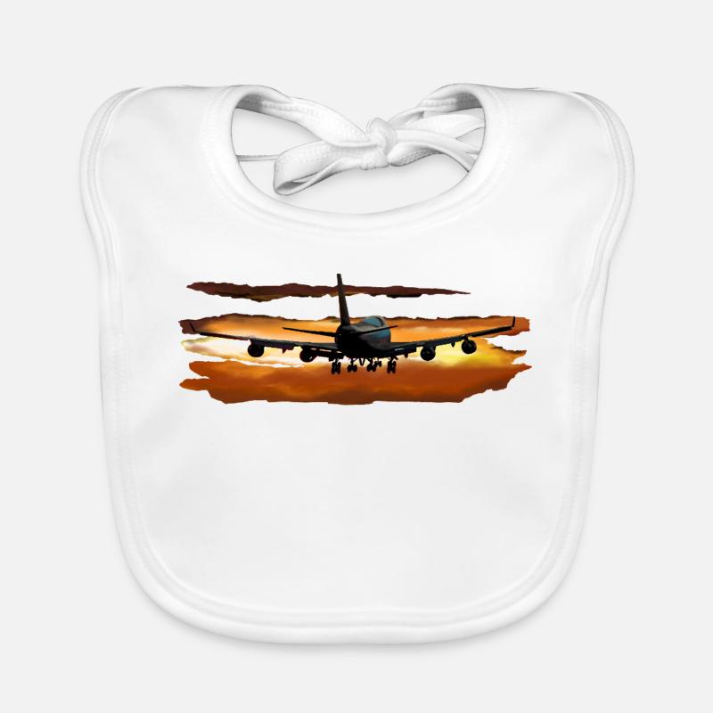 Airliner Organic Baby Bibs