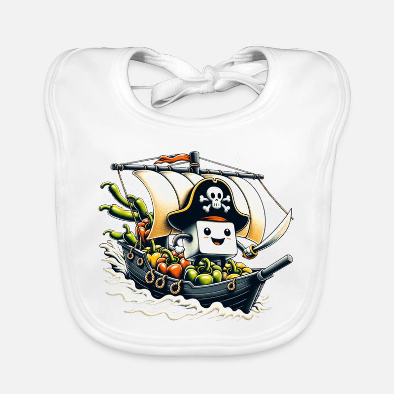 Captain Tofu Pepperbeard Organic Baby Bibs