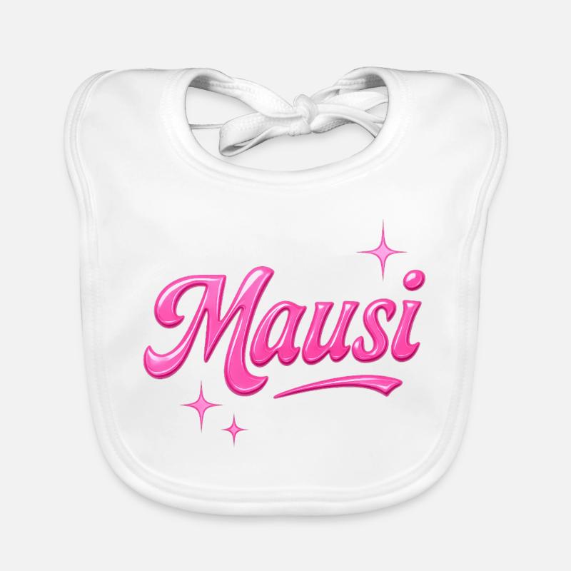 Mausi / Y2K Style Baby Bio-Lätzchen