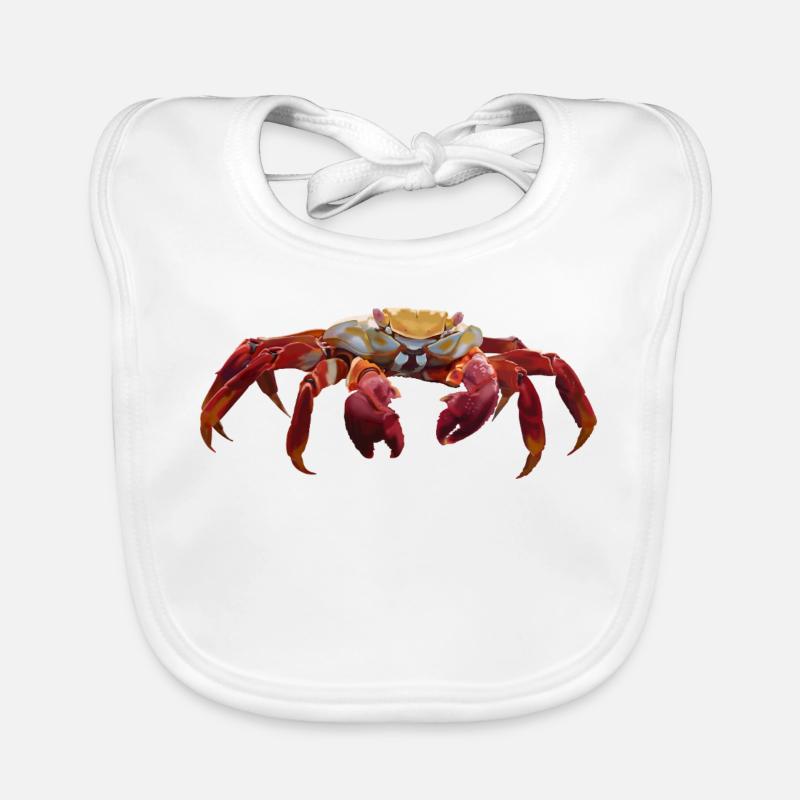 Crabe Bavoir bio Bébé