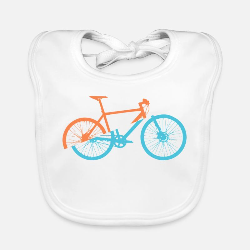 Conception dynamique du vélo Bavoir bio Bébé