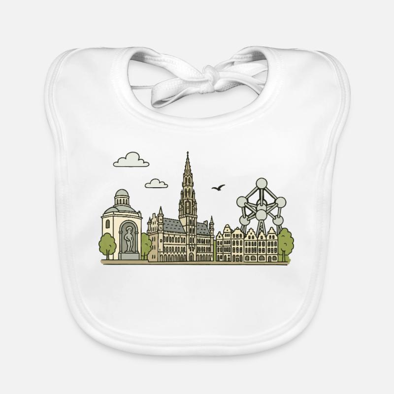 Brussels City Organic Baby Bibs
