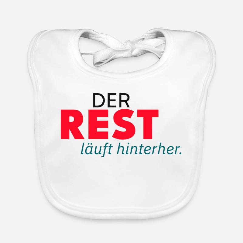 Der Rest läuft hinterher. Baby Bio-Lätzchen