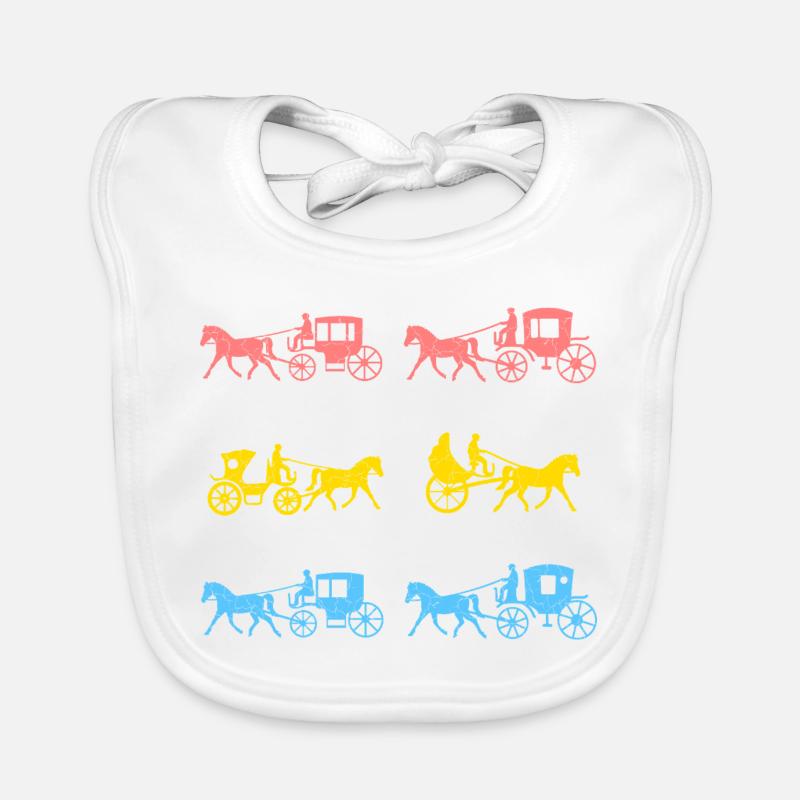 Cocher de calèche Bavoir bio Bébé