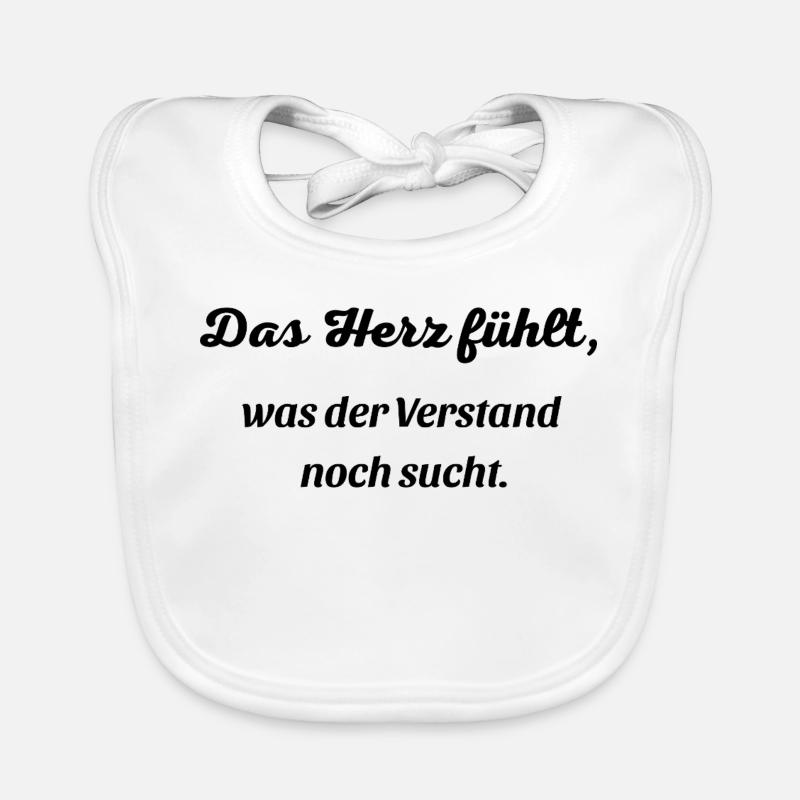 The heart feels Organic Baby Bibs