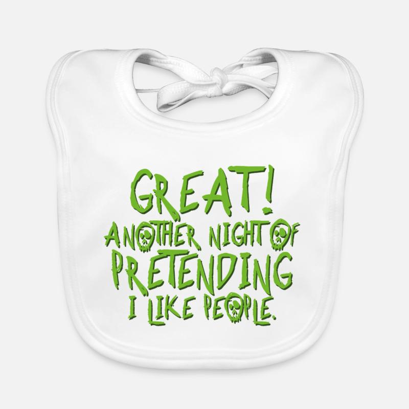 Great! Funny Introver Halloween Gift Organic Baby Bibs