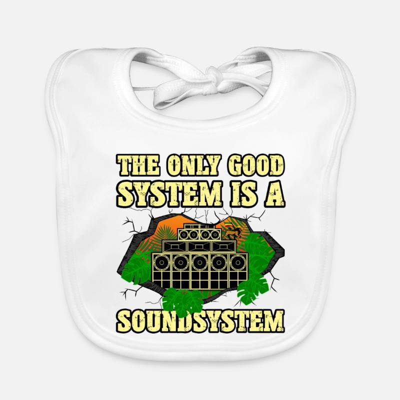 Dub Soundsystem Baby Bio-Lätzchen