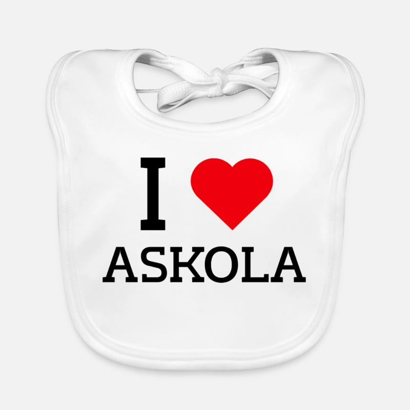 Ich liebe Askola Baby Bio-Lätzchen