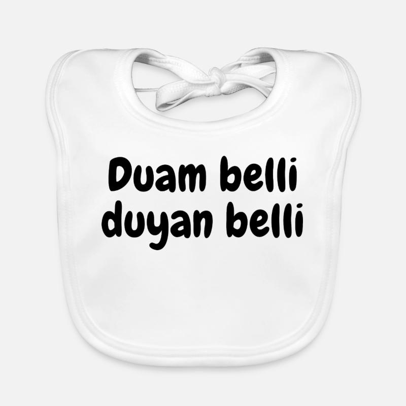 Dua - Baby Bio-Lätzchen - Weiß