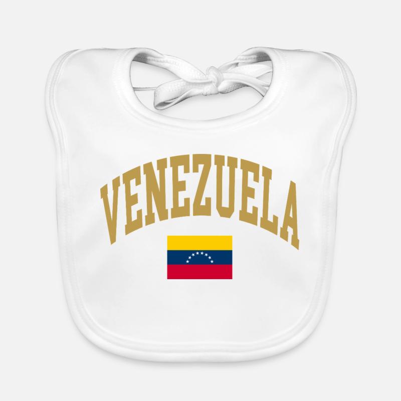 Drapeau du Venezuela Bavoir bio Bébé