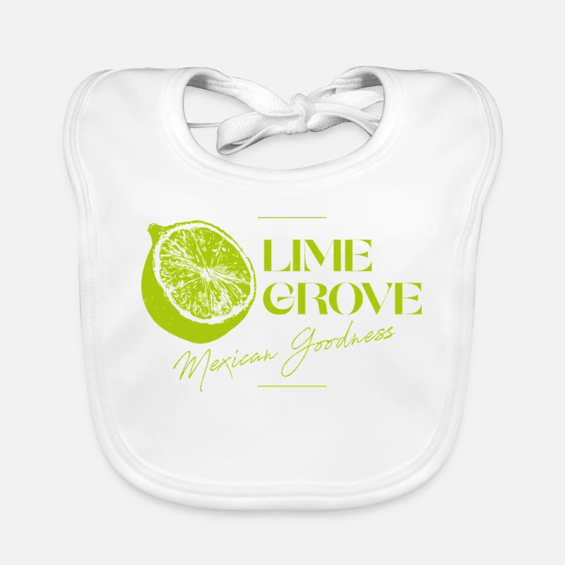 Lime Grove Logo de la bonté mexicaine Bavoir bio Bébé