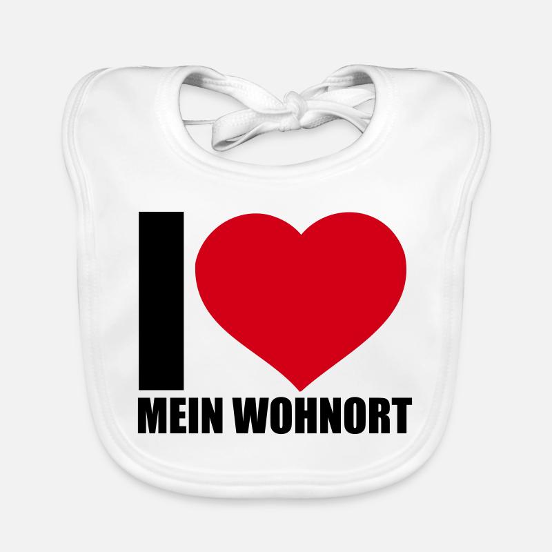 Liebe Wohnort Baby Bio-Lätzchen