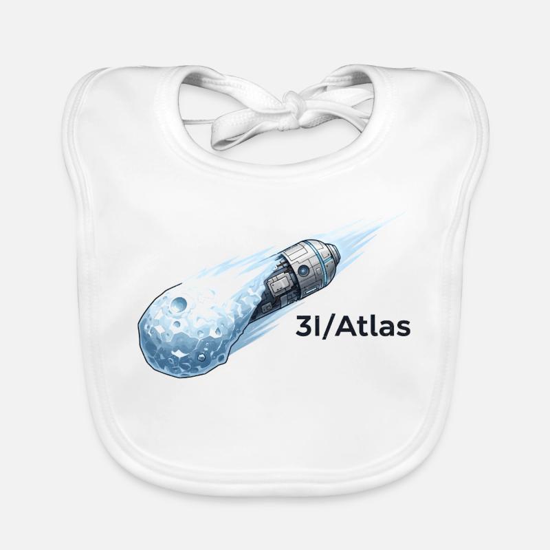 Comet flight through space Organic Baby Bibs