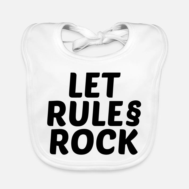 Rules Rock Baby Bio-Lätzchen