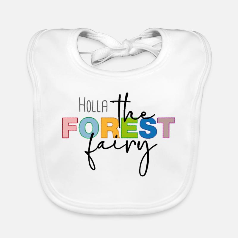 Holla, la fée de la forêt Bavoir bio Bébé
