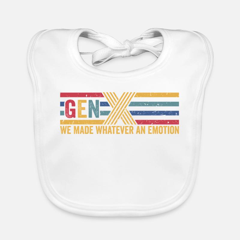 Cadeaux amusants pour la génération X Bavoir bio Bébé