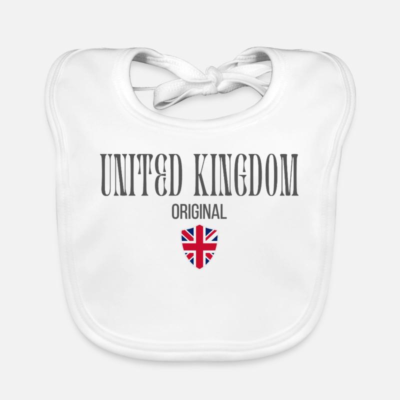 British pride, British patriot Organic Baby Bibs