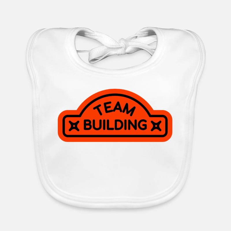 Création de logo de team building Bavoir bio Bébé