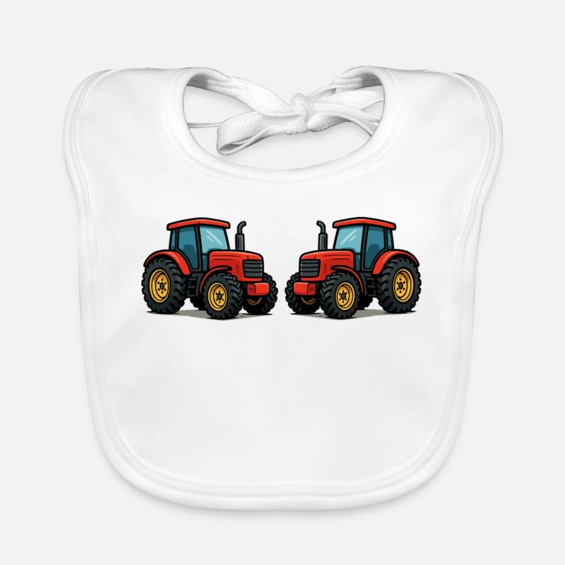 Traktor Baby Bio-Lätzchen