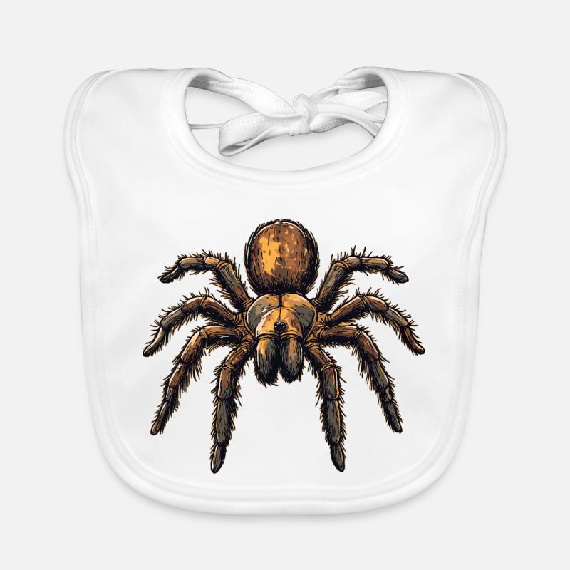 Tarantulas Tarantula Organic Baby Bibs