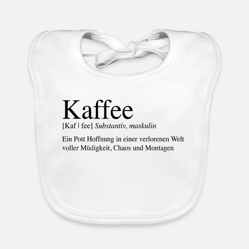 Kaffee - Ein Pott Hoffnung ... Baby Bio-Lätzchen