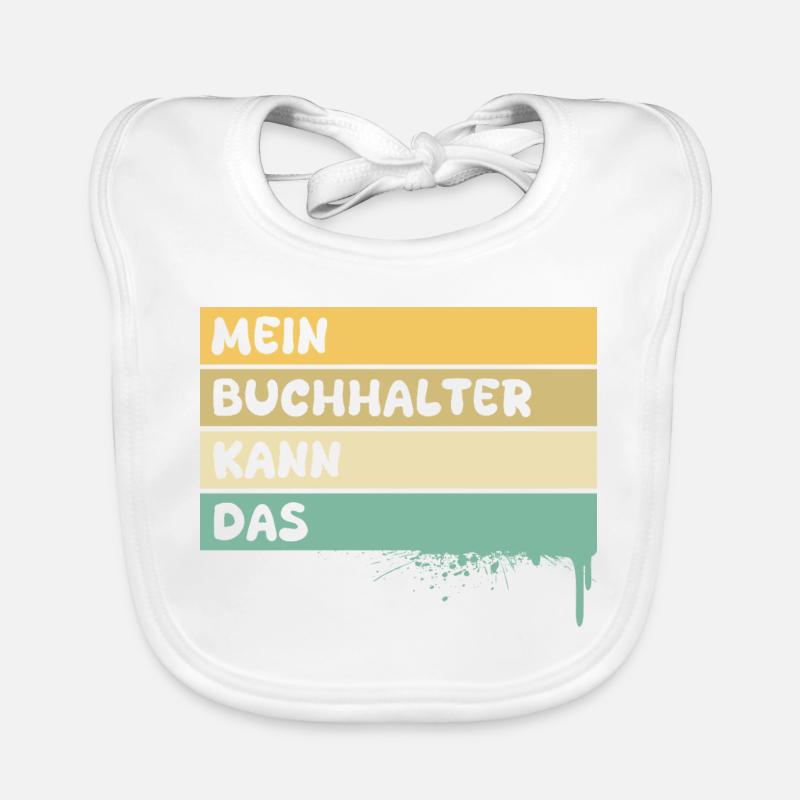 Profession : Comptable Bavoir bio Bébé