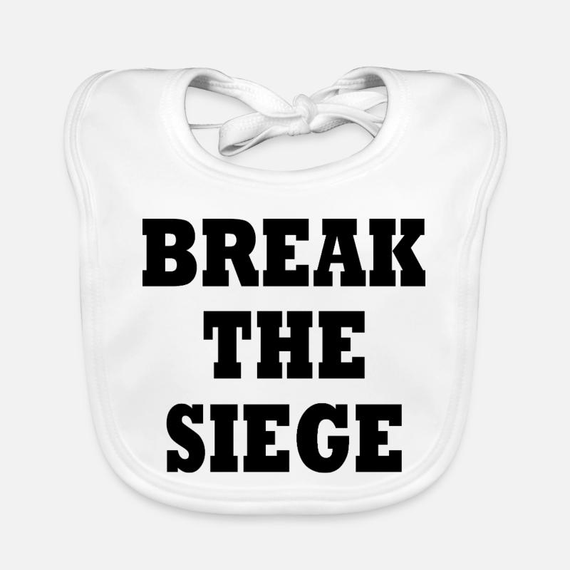 break the siege  Baby Bio-Lätzchen